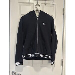 Vs Pink‎ Faux Fur Zip Up Jacket Size M